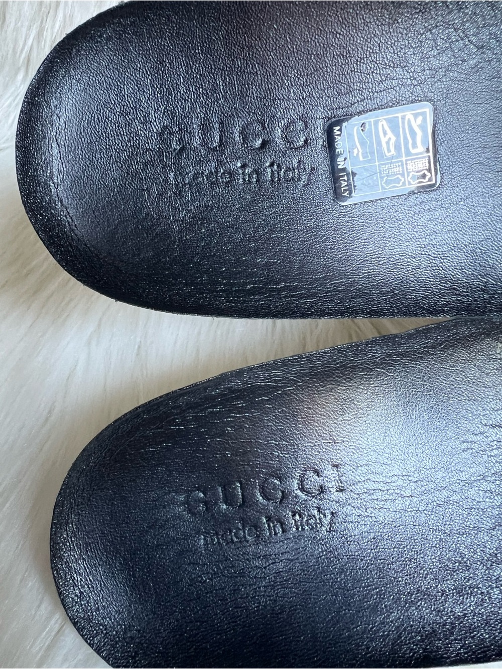 Vintage GUCCI Men's Shoes Sz 9.5 G Black GG Monogram Designer Sneakers Italy - Picture 7 of 17